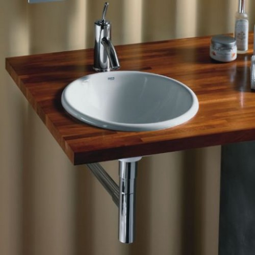 Roca Foro umyvadlo zápustné 36 cm, bílá, maxiClean A32788000M