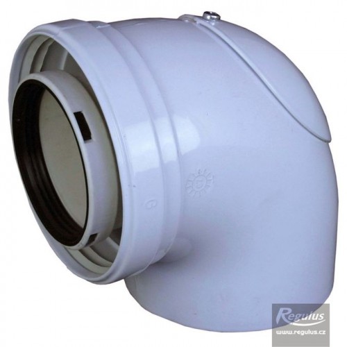 REGULUS A2006048 Koleno 90° 80/125 PP lité s kontrolním otvorem 7648 REGULUS A2006048 Koleno 90° 80/125 PP lité s kontrolním otvorem 7648