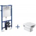 Roca Dama Senso Set závěsný klozet + předstěnový modul 789009000S