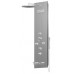 POLYSAN FLAT 80621-1300 OVAL Sprchový panel 139x40cm Aluminium