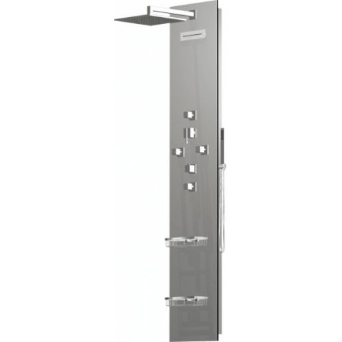 POLYSAN FLAT 80720-1300 CUBE Sprchový panel 200x40cm Aluminium POLYSAN FLAT 80720-1300 CUBE Sprchový panel 200x40cm Aluminium
