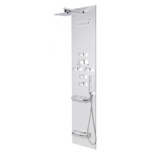 POLYSAN FLAT 80721-1300 CUBE Sprchový panel 139x40cm Aluminium POLYSAN FLAT 80721-1300 CUBE Sprchový panel 139x40cm Aluminium