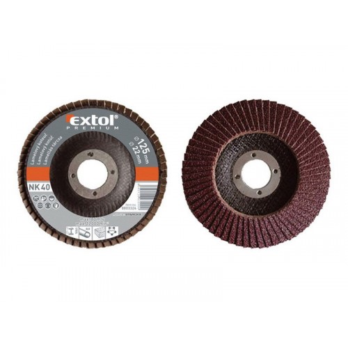 EXTOL PREMIUM kotouč lamelový šikmý korundový P100, 115mm 8803310 EXTOL PREMIUM kotouč lamelový šikmý korundový P100, 115mm 8803310