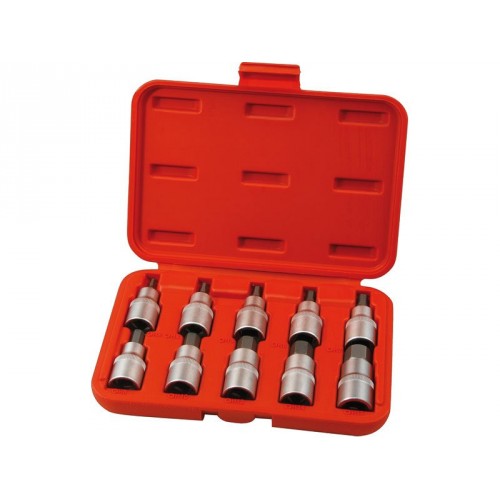EXTOL PREMIUM klíče zástrčné HEX 1/2", sada 10ks 8818120 EXTOL PREMIUM klíče zástrčné HEX 1/2", sada 10ks 8818120
