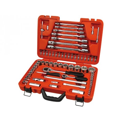 EXTOL PREMIUM klíče nástrčné 1/4" a 1/2", sada 72ks 8818320 EXTOL PREMIUM klíče nástrčné 1/4" a 1/2", sada 72ks 8818320