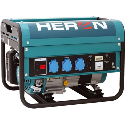 HERON EGM 25 AVR elektrocentrála benzínová 5,5HP / 2,3KW 8896111 HERON EGM 25 AVR elektrocentrála benzínová 5,5HP / 2,3KW 8896111