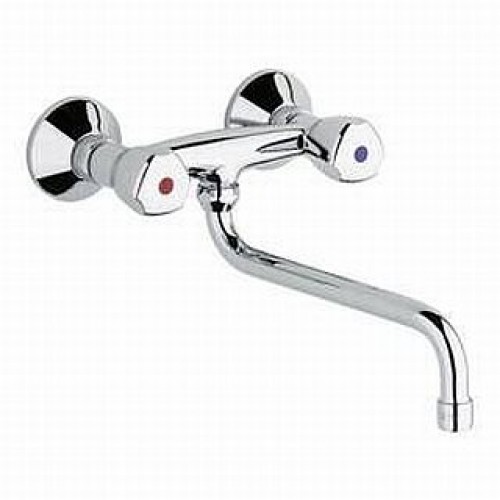KLUDI Standard nástěnná dřezová baterie chrom 310530515 KLUDI Standard nástěnná dřezová baterie chrom 310530515