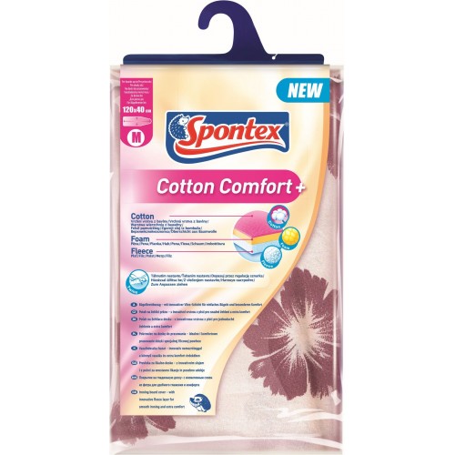 SPONTEX Cotton Comfort + potah na žehlicí prkno 120 x 40 cm SPONTEX Cotton Comfort + potah na žehlicí prkno 120 x 40 cm