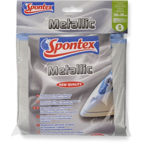 SPONTEX Metallic potah na žehlicí prkno 110 x 30 cm SPONTEX Metallic potah na žehlicí prkno 110 x 30 cm