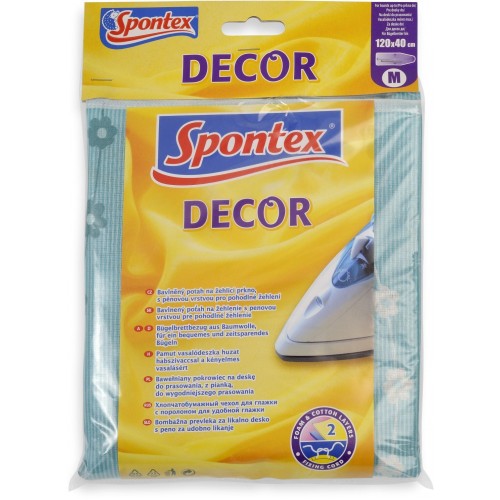 SPONTEX Decor bavlněný potah na žehlicí prkno 120 x 40 cm, 97021072