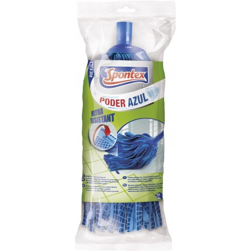 Spontex Poder Azul Mop náhrada Spontex Poder Azul Mop náhrada
