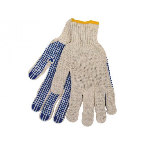 Rukavice polyester s PVC terčíky na dlani, velikost 10" 9978 Rukavice polyester s PVC terčíky na dlani, velikost 10" 9978