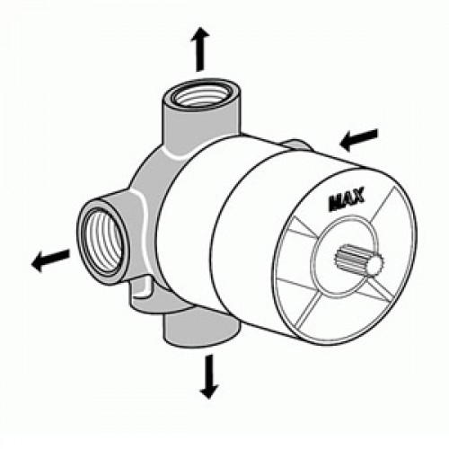 IDEAL Standard čtyřcestný ventil A2391NU IDEAL Standard čtyřcestný ventil A2391NU