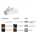 Villeroy & Boch Central Line Fashion Spodní skříňka 1320x340x470 mm Walnut, úchytka standardní, čelní stěna Walnut