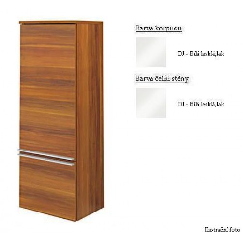 Villeroy & Boch Shape Vysoká skříňka 450x1296x320 mm, panty vlevo, korpus bílá lesklá, lak, čelní stěna bílá lesklá, lak Villeroy & Boch Shape Vysoká skříňka 450x1296x320 mm, panty vlevo, korpus bílá lesklá, lak, čelní stěna bílá lesklá, lak
