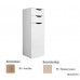 Villeroy & Boch Next2U Boční skříňka 400x1140x390 mm, korpus Portofino, čelní stěna Platinum Caramel, 2 zásuvky, panty vpravo