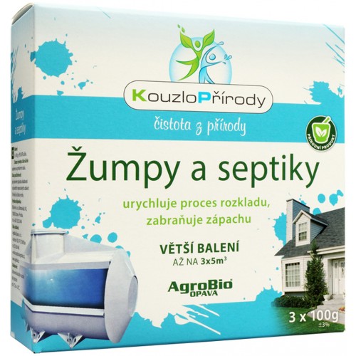 AgroBio Kouzlo Přírody Žumpy a septiky 3x10 AgroBio Kouzlo Přírody Žumpy a septiky 3x10