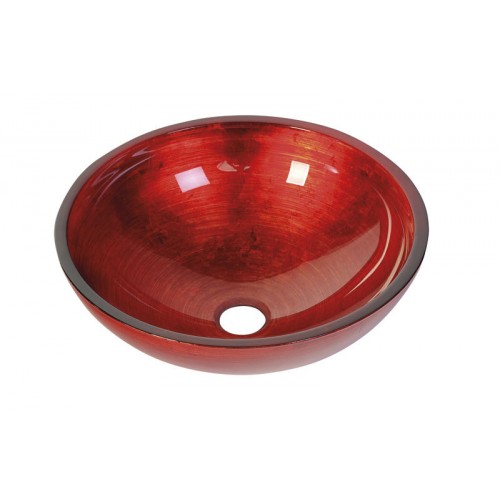 SAPHO MURANO skleněné umyvadlo 40x13cm, červené AL5318-63 SAPHO MURANO skleněné umyvadlo 40x13cm, červené AL5318-63