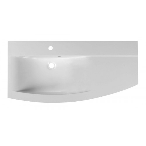 SAPHO ARAS umyvadlo 105,2x50,5cm, litý mramor, levé, 91060 SAPHO ARAS umyvadlo 105,2x50,5cm, litý mramor, levé, 91060