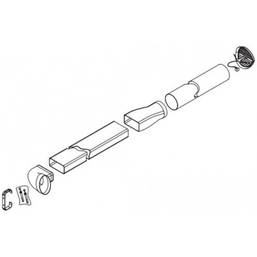 ARISTON Sada pro instalaci na vnitřní stěnu pro NUOS EVO 80-110 3208053 ARISTON Sada pro instalaci na vnitřní stěnu pro NUOS EVO 80-110 3208053