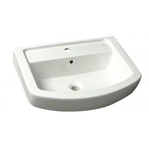 AQUALINE BASIC keramické umyvadlo 55x45cm, bílá 71122104 AQUALINE BASIC keramické umyvadlo 55x45cm, bílá 71122104