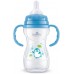 BAYBY BFB 6106 Kojenecká láhev s úchyty 240ml modrá 6m+ 42002146