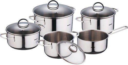 BERGNER Nádobí nerez - sada 9 ks Classic BG-6297
