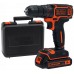 Black & Decker BDCDC18K Aku vrtačka (30Nm/18V/1x1,5Ah), kufr