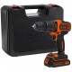 Black & Decker BDCHD18K Aku příklepová vrtačka (40Nm/18V/1x1,5Ah), kufr