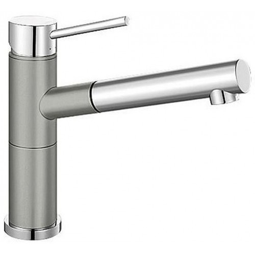 BLANCO ALTA-S Compact Silgranit-look dvoubarevná perlově šedá/chrom 520730