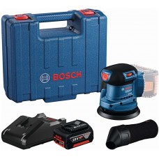 BOSCH GEX 185-LI PROFESSIONAL Excentrická bruska, 1× GBA 18V 4.0Ah, kuft 06013A5021