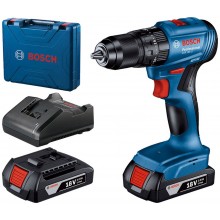 BOSCH GSB 185-LI PROFESSIONAL Aku kombinovaný šroubovák, 2x 2,0 Ah, L-BOXX 06019K3100