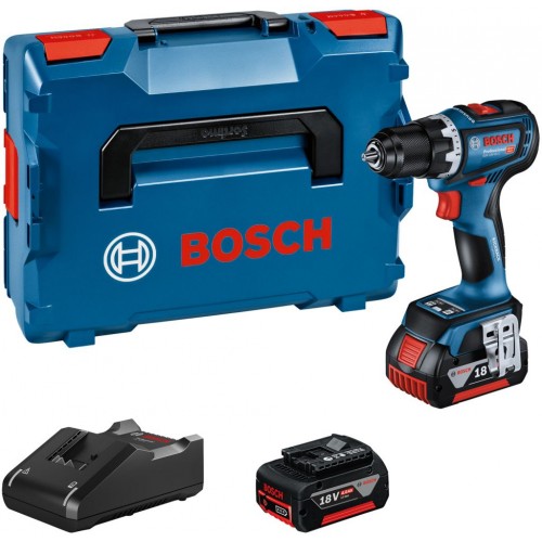 BOSCH GSR 18V-90 C Aku vrtací šroubovák, L-BOXX, GAL 18V-40, 2x Aku 5.0Ah 06019K6006 BOSCH GSR 18V-90 C Aku vrtací šroubovák, L-BOXX, GAL 18V-40, 2x Aku 5.0Ah 06019K6006