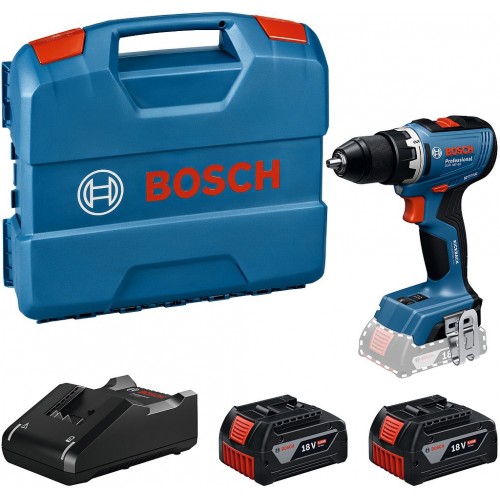 BOSCH GSR 18V-65 PROFESSIONAL Vrtací šroubovák, 2× GBA 5.0Ah, L-Case 06019N3232 BOSCH GSR 18V-65 PROFESSIONAL Vrtací šroubovák, 2× GBA 5.0Ah, L-Case 06019N3232