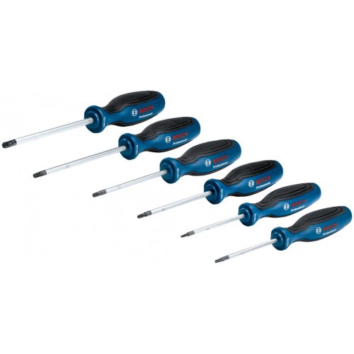 BOSCH Šestidílná sada šroubováků TX 1600A01V09 BOSCH Šestidílná sada šroubováků TX 1600A01V09