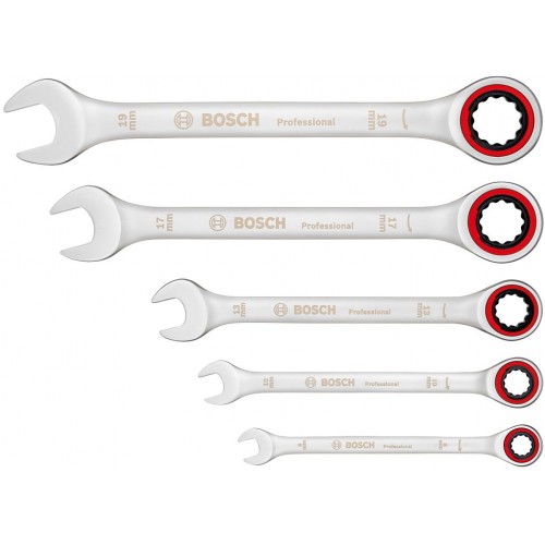 BOSCH Sada ráčnových klíčů – 5 ks PROFESSIONAL 1600A02Z3D BOSCH Sada ráčnových klíčů – 5 ks PROFESSIONAL 1600A02Z3D