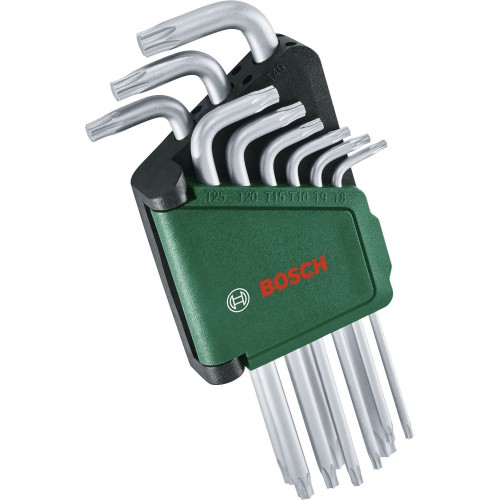BOSCH Sada 9 kusů klíčů Torx 1600A02Z9C BOSCH Sada 9 kusů klíčů Torx 1600A02Z9C