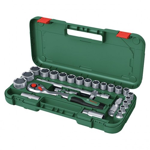 BOSCH 1/2" ráčnová sada 25 dílů 1600A02Z9F BOSCH 1/2" ráčnová sada 25 dílů 1600A02Z9F