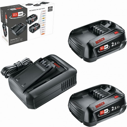 BOSCH Startovací sada 18 V (2× 2,5 Ah + AL 18V-44) 1600A031T5 BOSCH Startovací sada 18 V (2× 2,5 Ah + AL 18V-44) 1600A031T5