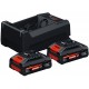 BOSCH EXPERT 2× EXBA18V-40 + GAL 12V/18V-80 Startovací sada 1600A0373J