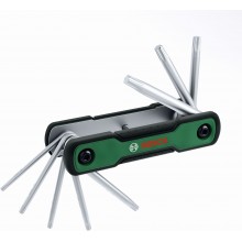 BOSCH Sada skládacích klíčů Torx 8 v 1 1600A039L8