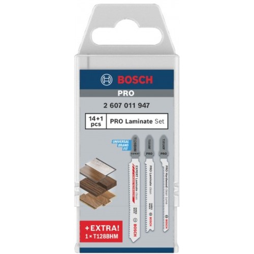 BOSCH Sada PRO Laminate, 15 ks 2607011947 BOSCH Sada PRO Laminate, 15 ks 2607011947