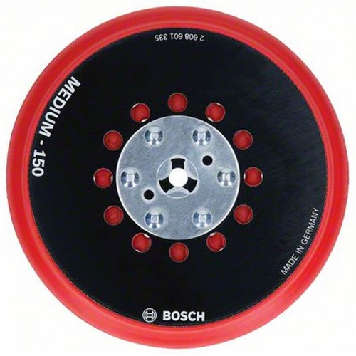 BOSCH Brusný talíř, multiděrování, střední 2608601335 BOSCH Brusný talíř, multiděrování, střední 2608601335