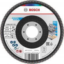 BOSCH Lamelový brusný kotouč X451, 115 × 22,23 mm, G80, T27 2608626133