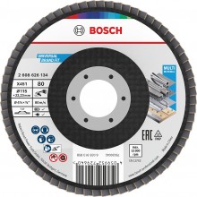BOSCH Lamelový brusný kotouč X451, 115 × 22,23 mm, G80, T27 2608626134