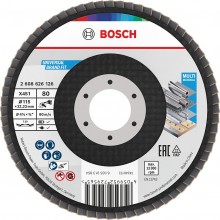 BOSCH Lamelový brusný kotouč X451, 115 × 22,23 mm, G80, T29, 15 ks 2608626169