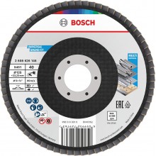 BOSCH Lamelový brusný kotouč X451, 125 × 22,23 mm, G80, T27, 15 ks 2608626181