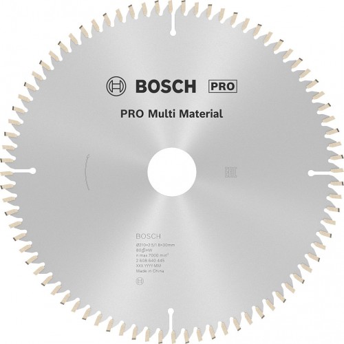 BOSCH Pilový kotouč PRO Multi Material pro okružní pilu, 210 × 2,5 × 30 mm 2608640445 BOSCH Pilový kotouč PRO Multi Material pro okružní pilu, 210 × 2,5 × 30 mm 2608640445