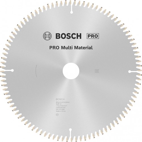 BOSCH Pilový kotouč PRO Multi Material pro okružní pilu, 254 × 3,2 × 30 mm, T96 2608640451 BOSCH Pilový kotouč PRO Multi Material pro okružní pilu, 254 × 3,2 × 30 mm, T96 2608640451