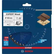 BOSCH Pilový kotouč EXPERT Wood, 140 × 1,8/1,3 × 20 mm, T36 2608644009